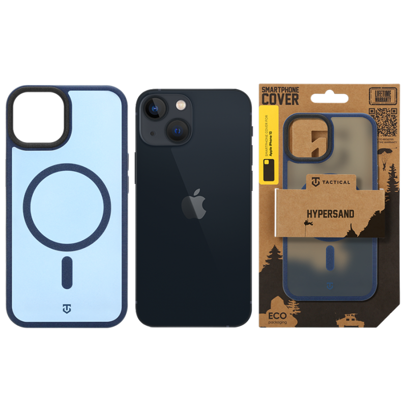 Tactical MagForce Hypersand Kryt pro Apple iPhone 13 Deep Blue