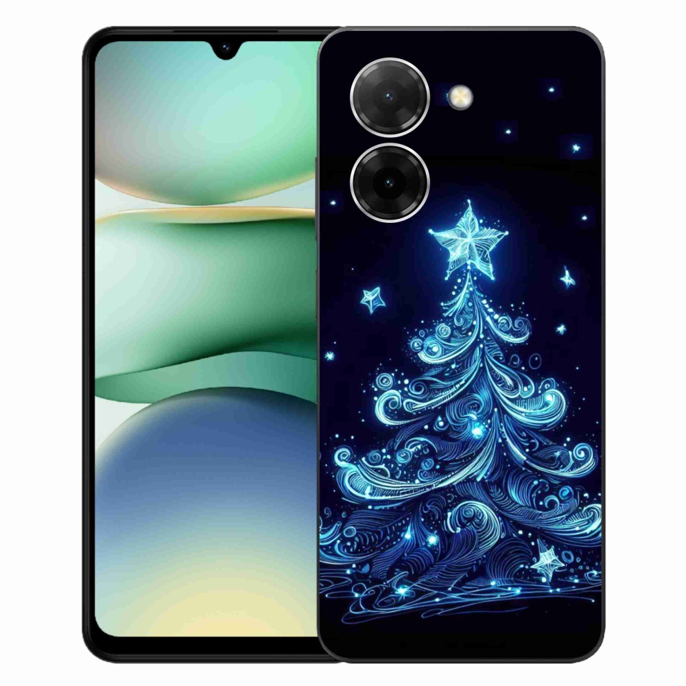 Gelový kryt mmCase na Xiaomi Redmi A5 (171.7x77.8x8.3mm) - neonový vánoční stromek 4