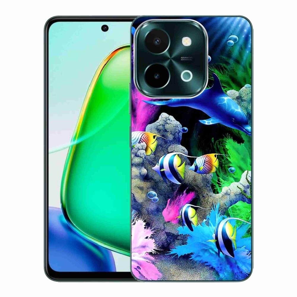 Gelový obal mmCase na Vivo Y28 - mořský svět