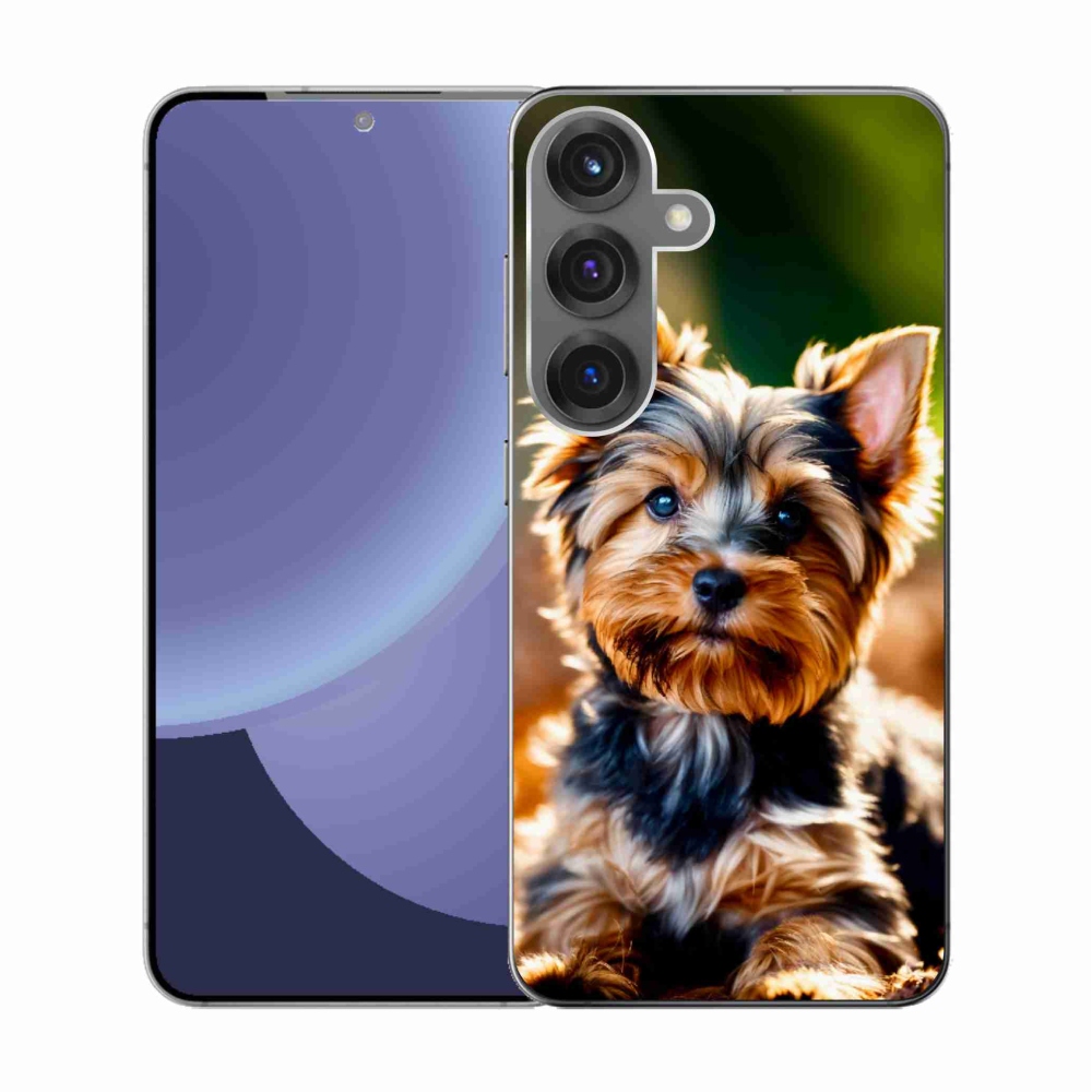 Gelový kryt mmCase na Samsung Galaxy S25 - jorkšír 10