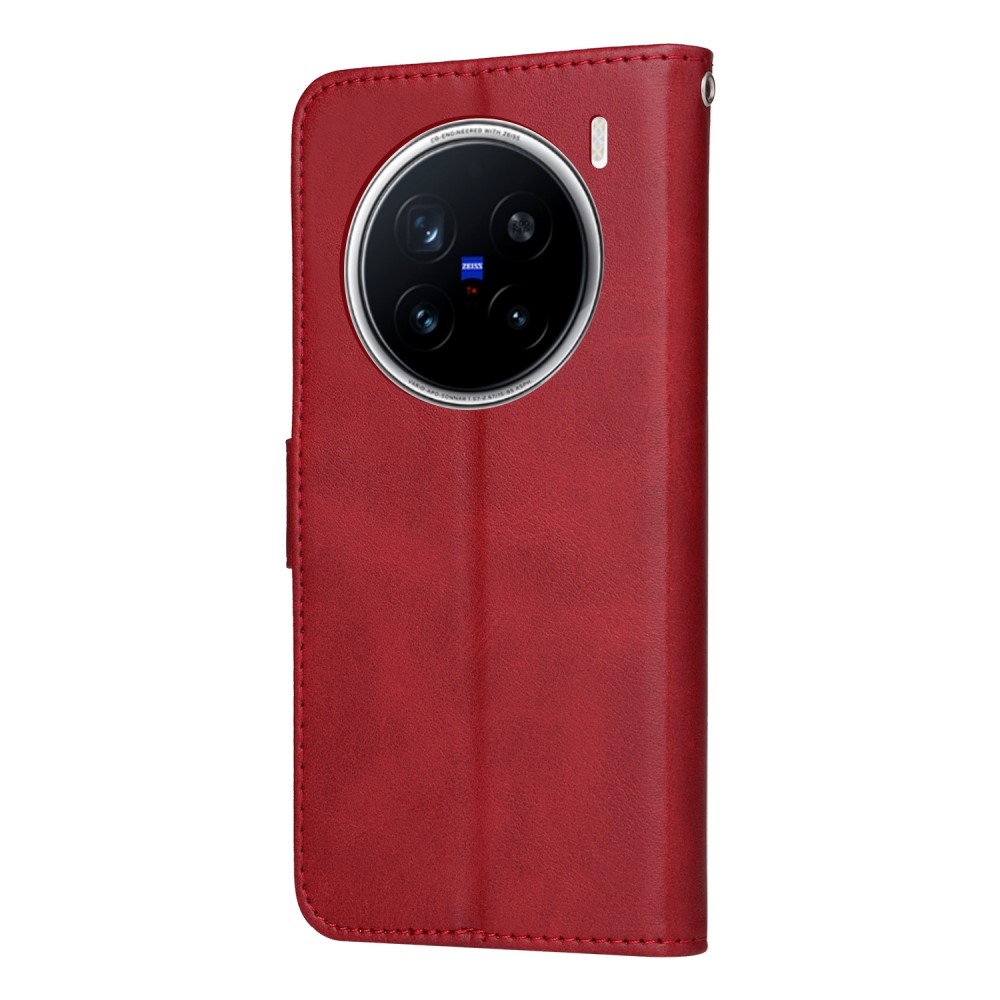 Feel knížkové pouzdro na Vivo X200 Pro 5G - červené