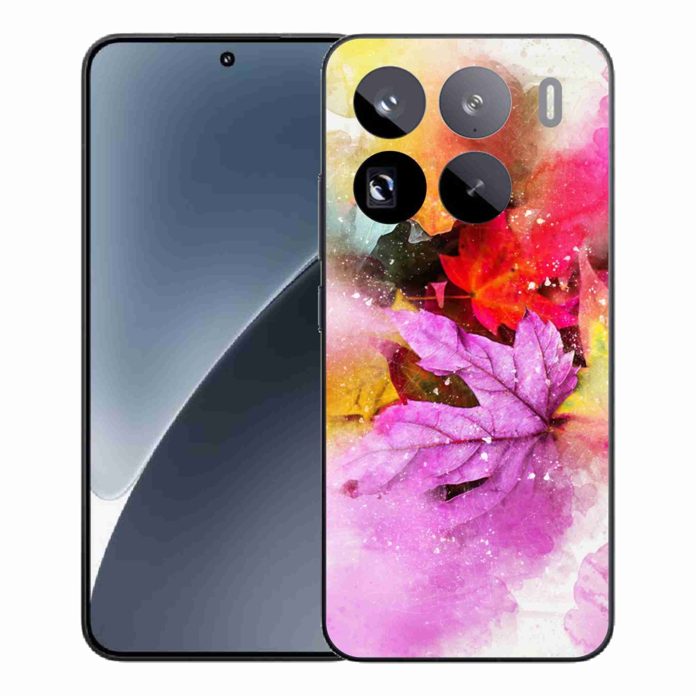Gelový kryt mmCase na Xiaomi 15 Pro - barevné listy