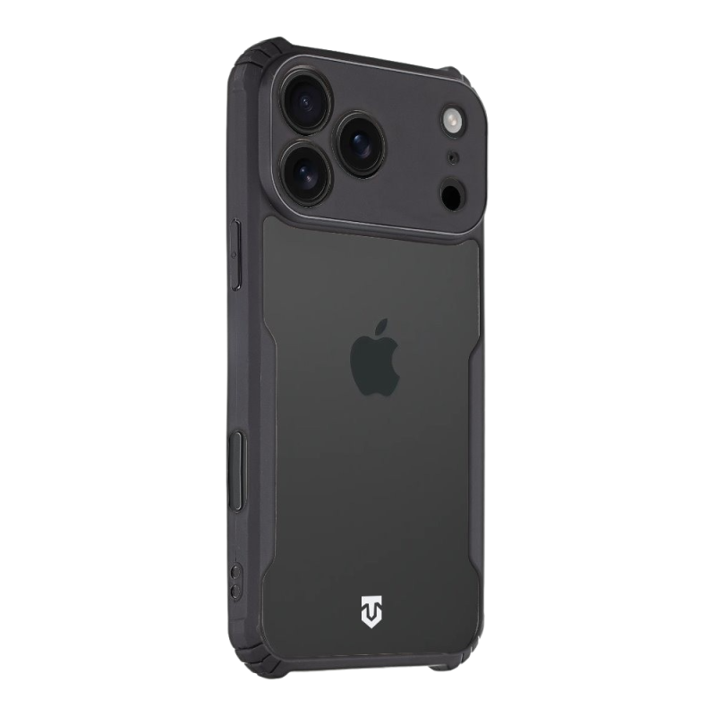 Tactical Quantum Stealth Kryt pro Apple iPhone 18 Pro Max Clear/Black