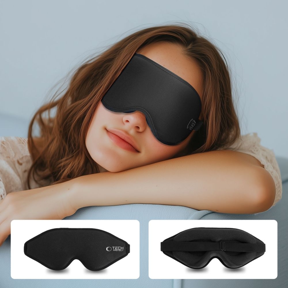 Tech-Protect EyeShade 3D maska na spaní - černá