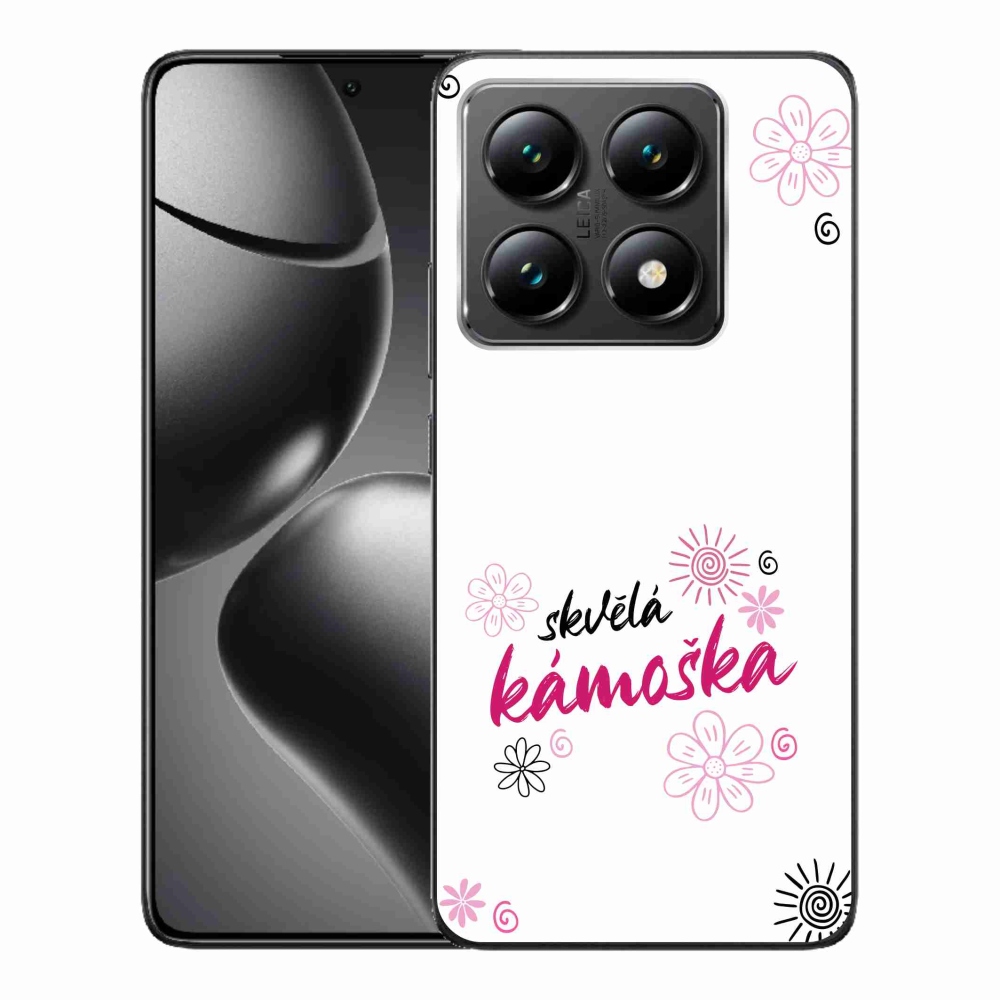 Gelový kryt mmCase na Xiaomi 14T - skvělá kámoška bílé pozadí