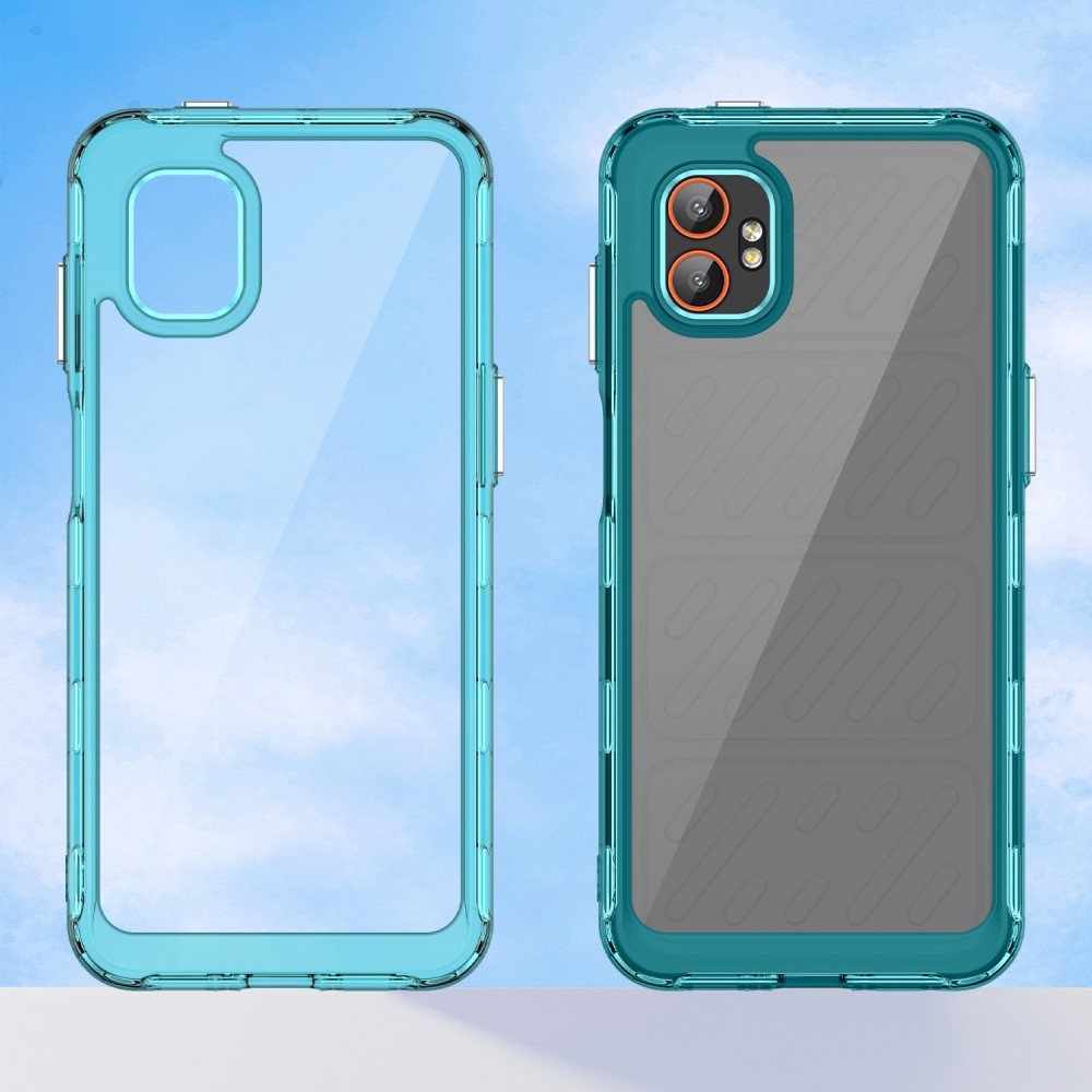Gelový obal s pevnými zády na Samsung Galaxy Xcover 7 Pro - světlemodrý