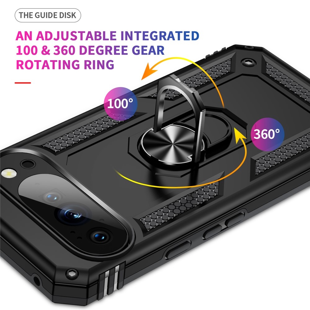 Ring odolný kryt na Google Pixel 10 Pro/Pixel 10 - černý