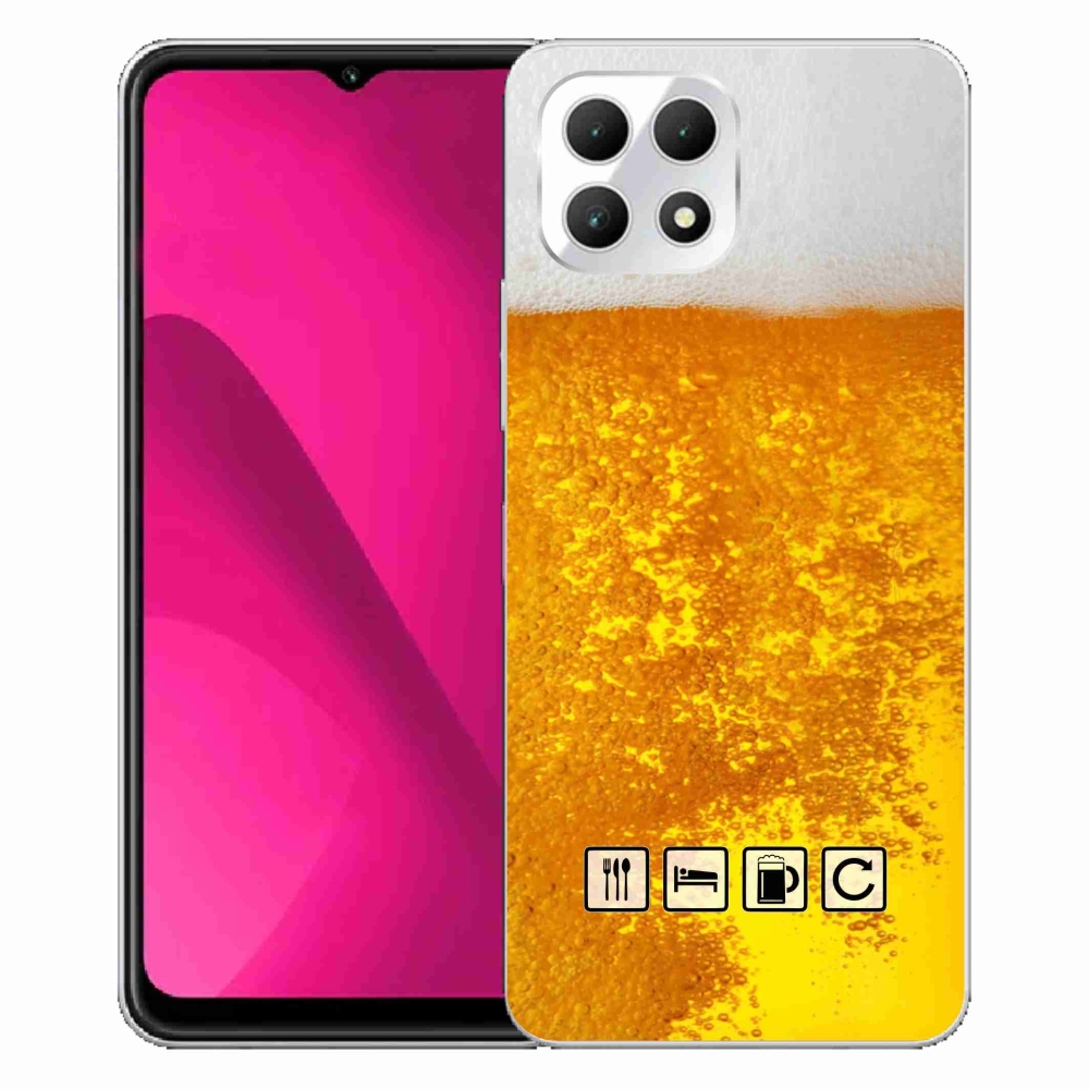 Gelový kryt mmCase na T-Mobile T Phone 2 - pivní motiv 3