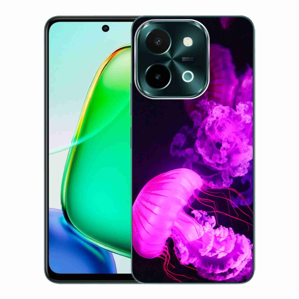 Gelový kryt mmCase na Vivo Y28 - medúza 1