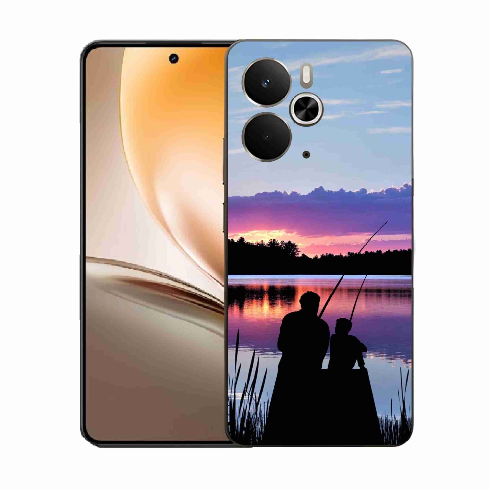 Gelový kryt mmCase na Realme 14 5G - rybaření 2