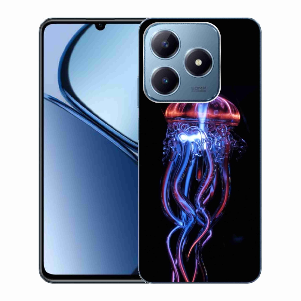 Gelový kryt mmCase na Realme C63 - medúza