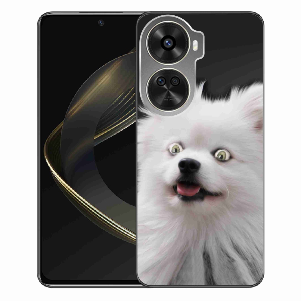 Gelový kryt mmCase na Huawei Nova 12 SE - bílý špic