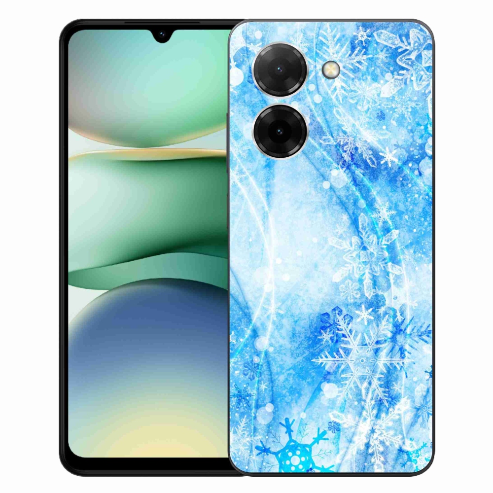 Gelový kryt mmCase na Xiaomi Redmi A5 (171.7x77.8x8.3mm) - sněhové vločky