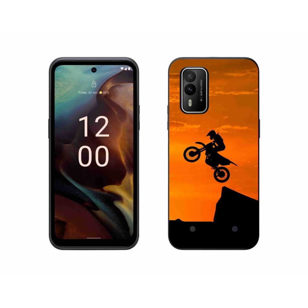 Gelový kryt mmCase na Nokia XR21 - motocross