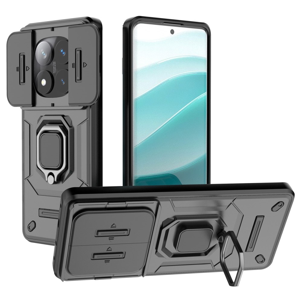 Lens odolný kryt na Xiaomi Redmi Note 14 Pro 5G/Poco X7 5G - černý