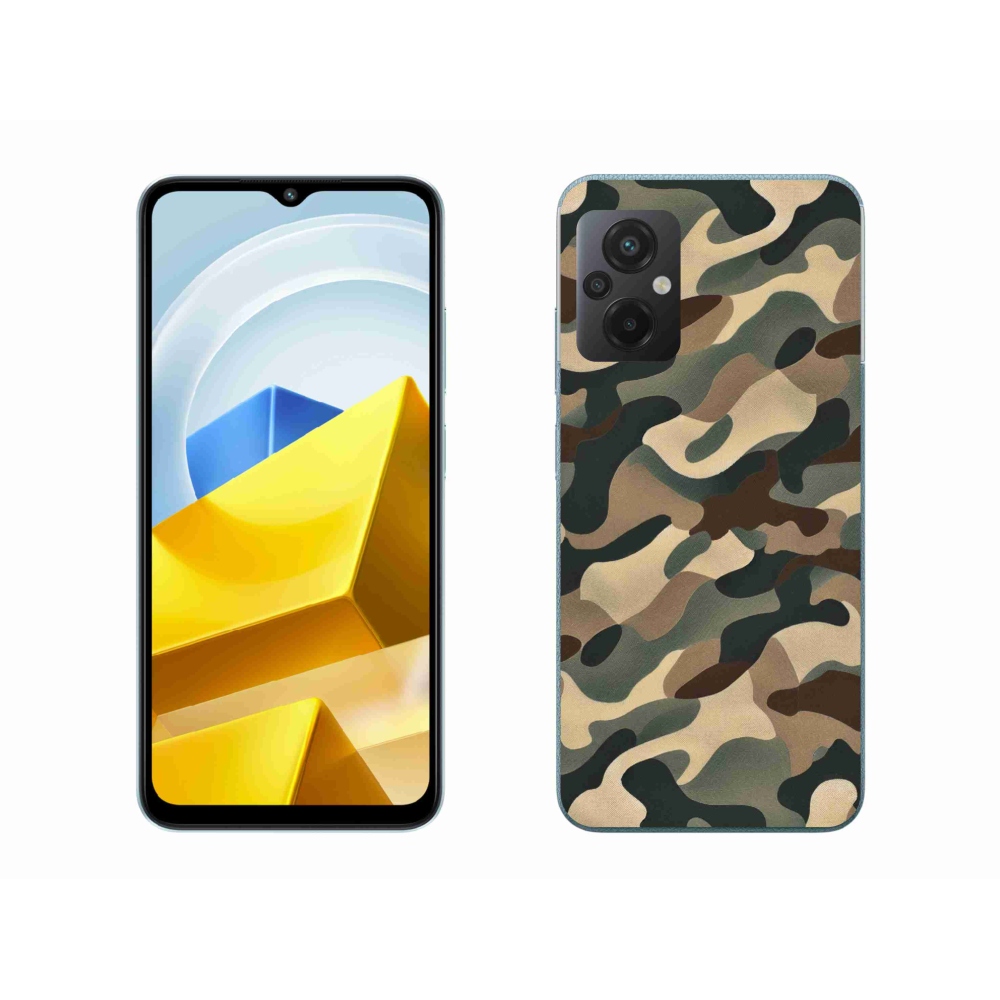 Gelový kryt mmCase na Xiaomi Poco M5 4G - maskáčový vzor 11