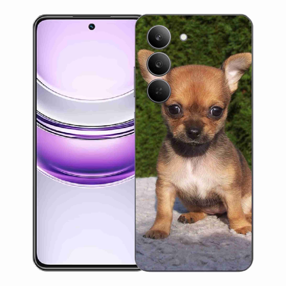 Gelový kryt mmCase na Realme 14x 5G - čivava 3