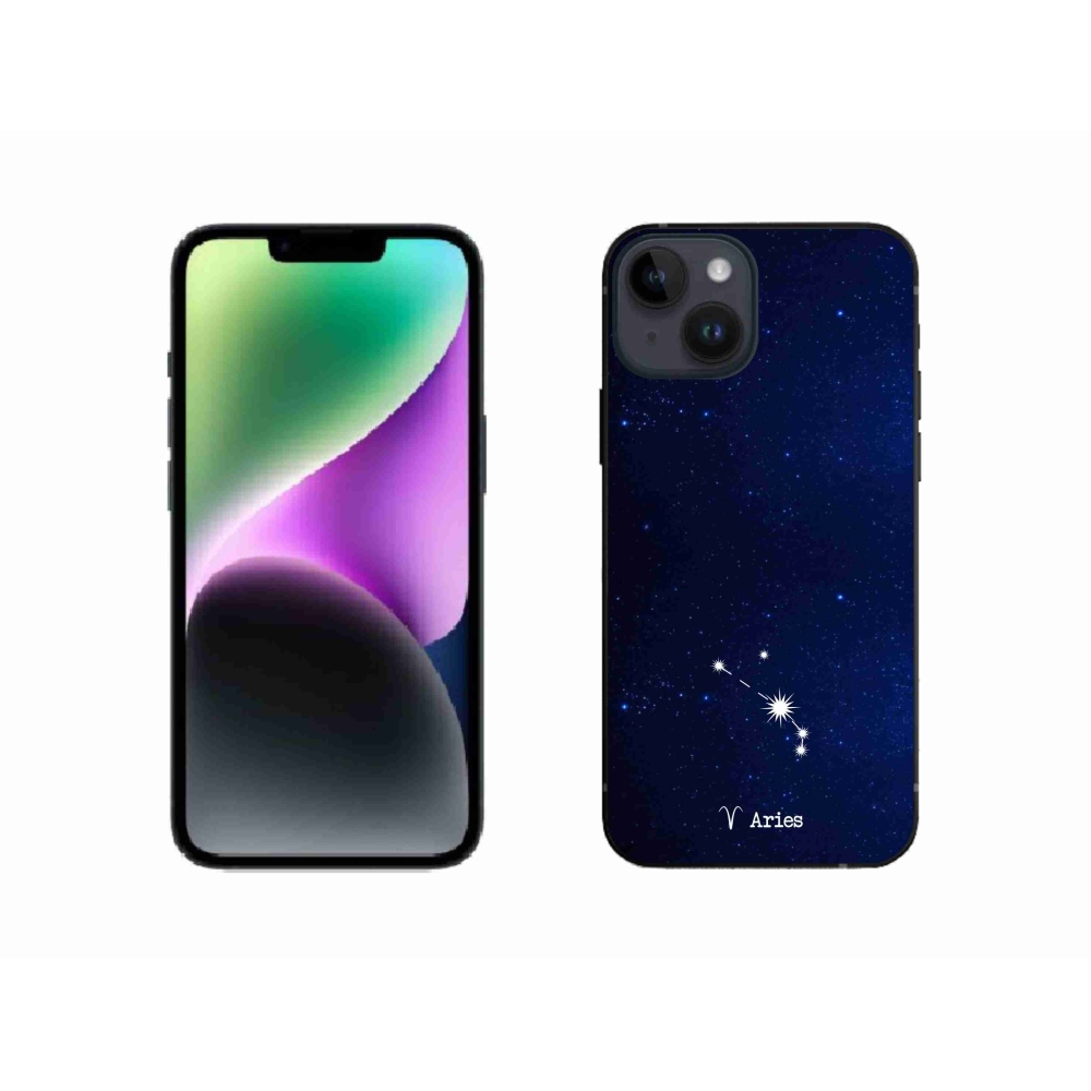 Gelový kryt mmCase na iPhone 14 - souhvězdí Berana