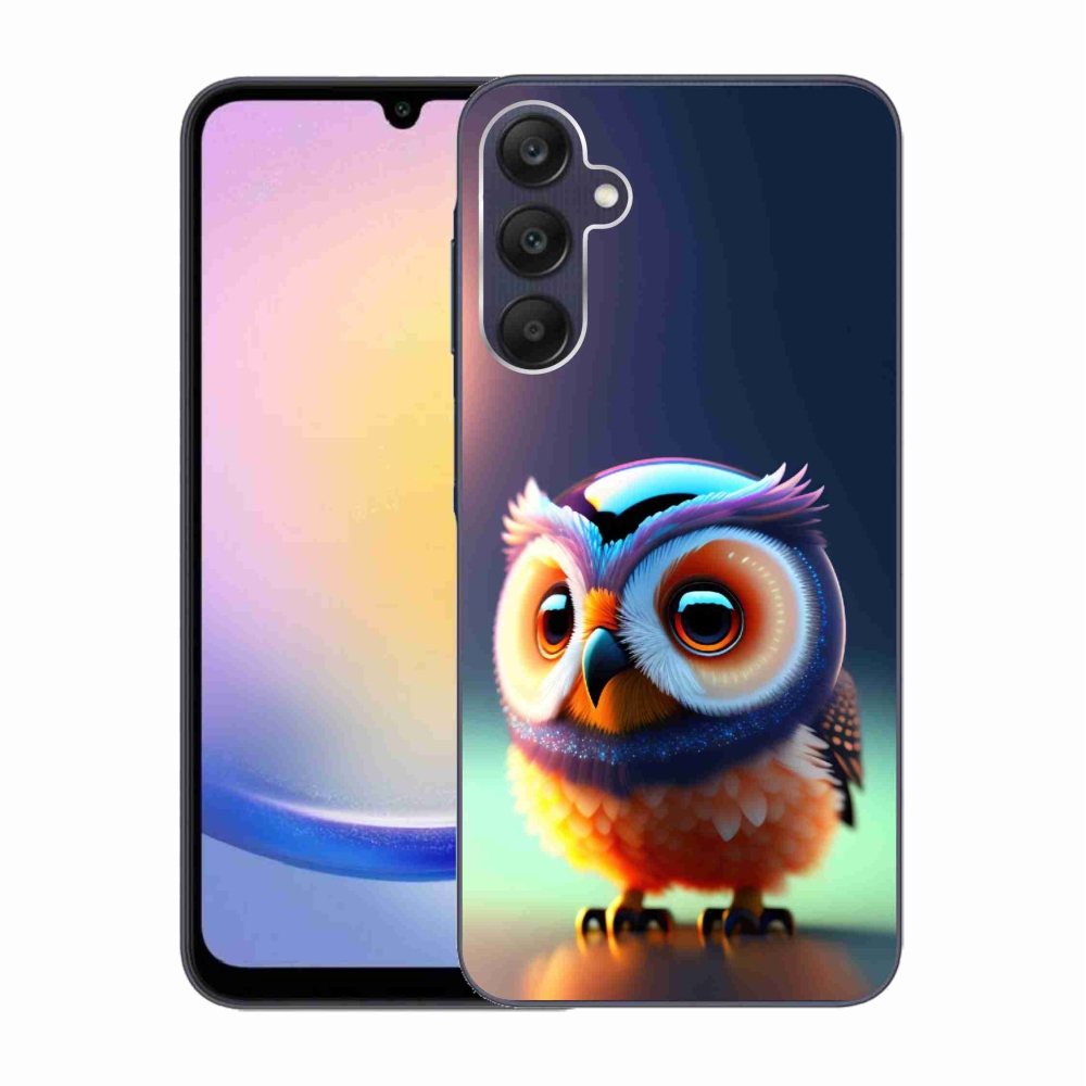 Gelový kryt mmCase na Samsung Galaxy A25 5G - sovička
