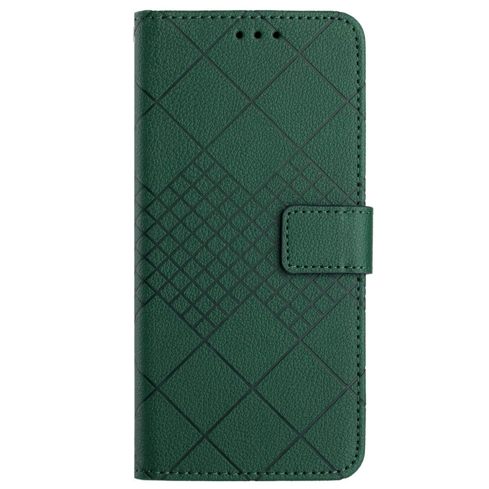 Texture knížkové pouzdro na mobil Realme C67 - zelené