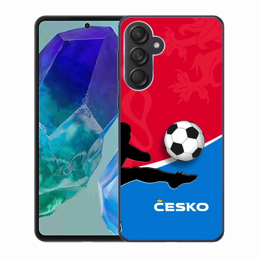 Gelový kryt mmCase na Samsung Galaxy M55 5G - fotbal Česko 2