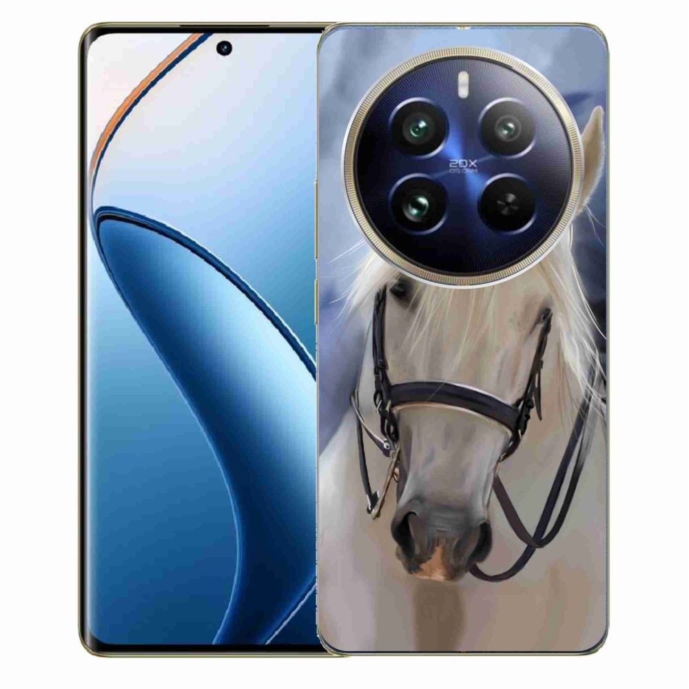 Gelový kryt mmCase na Realme 12 Pro 5G/12 Pro+ 5G - bílý kůň