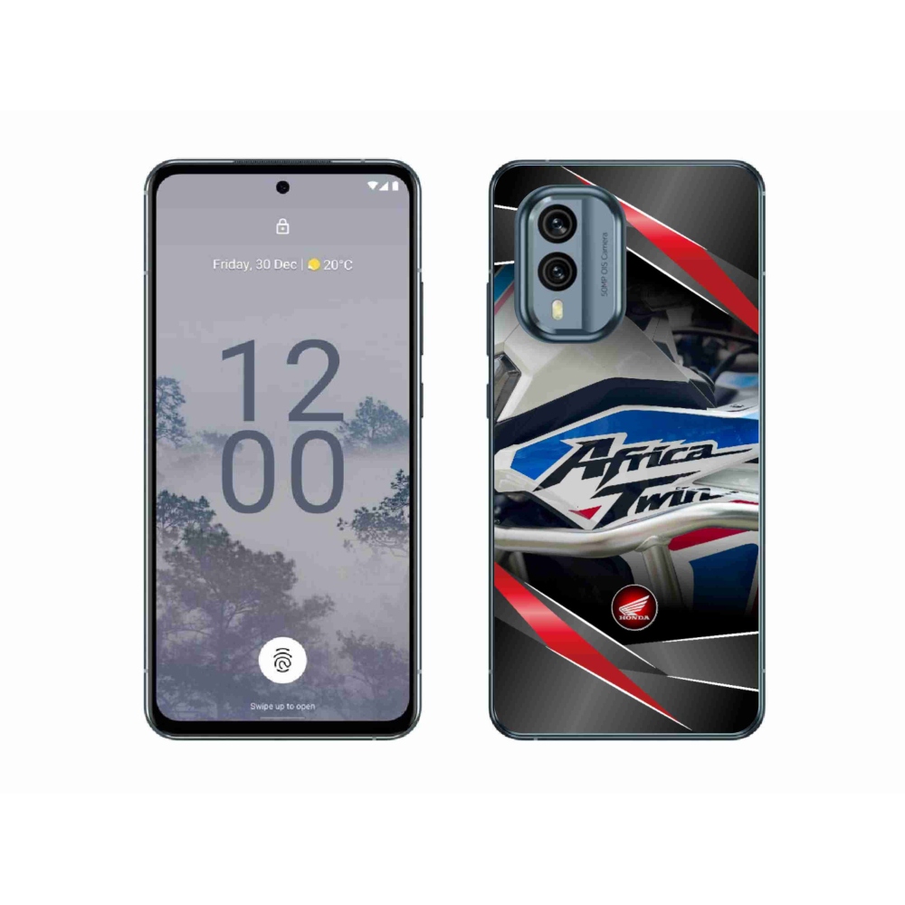 Gelový kryt mmCase na Nokia X30 5G - motorka honda