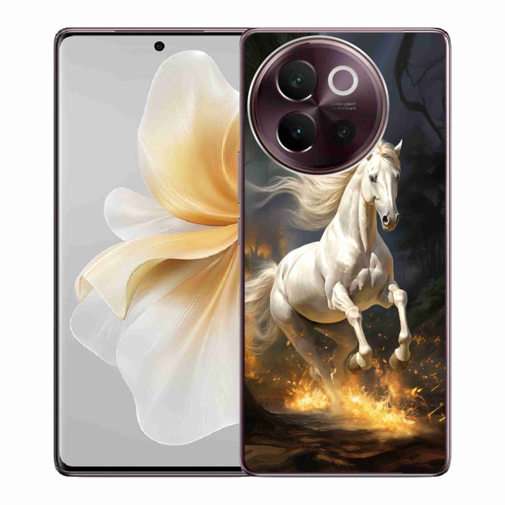 Gelový kryt mmCase na Vivo V40 Lite 5G - bílý kůň 2