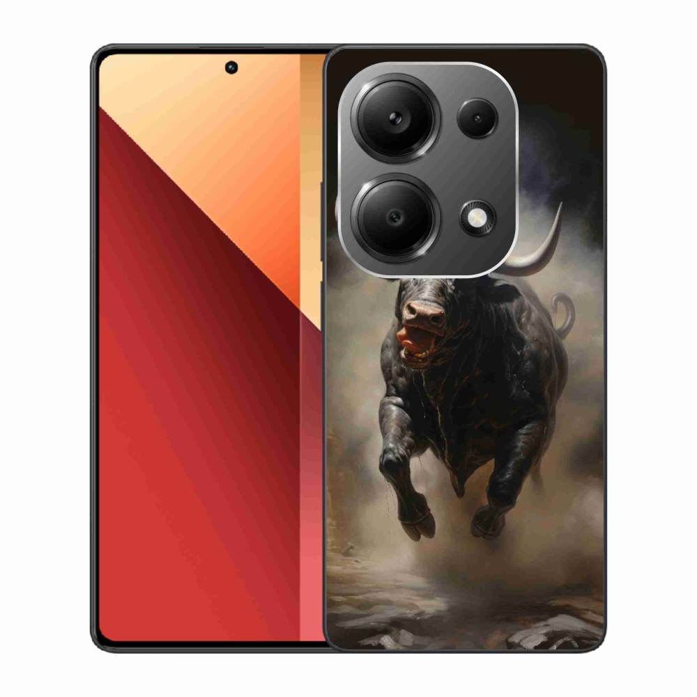 Gelový kryt mmCase na Xiaomi Redmi Note 13 Pro 4G/Poco M6 Pro - rozzuřený býk