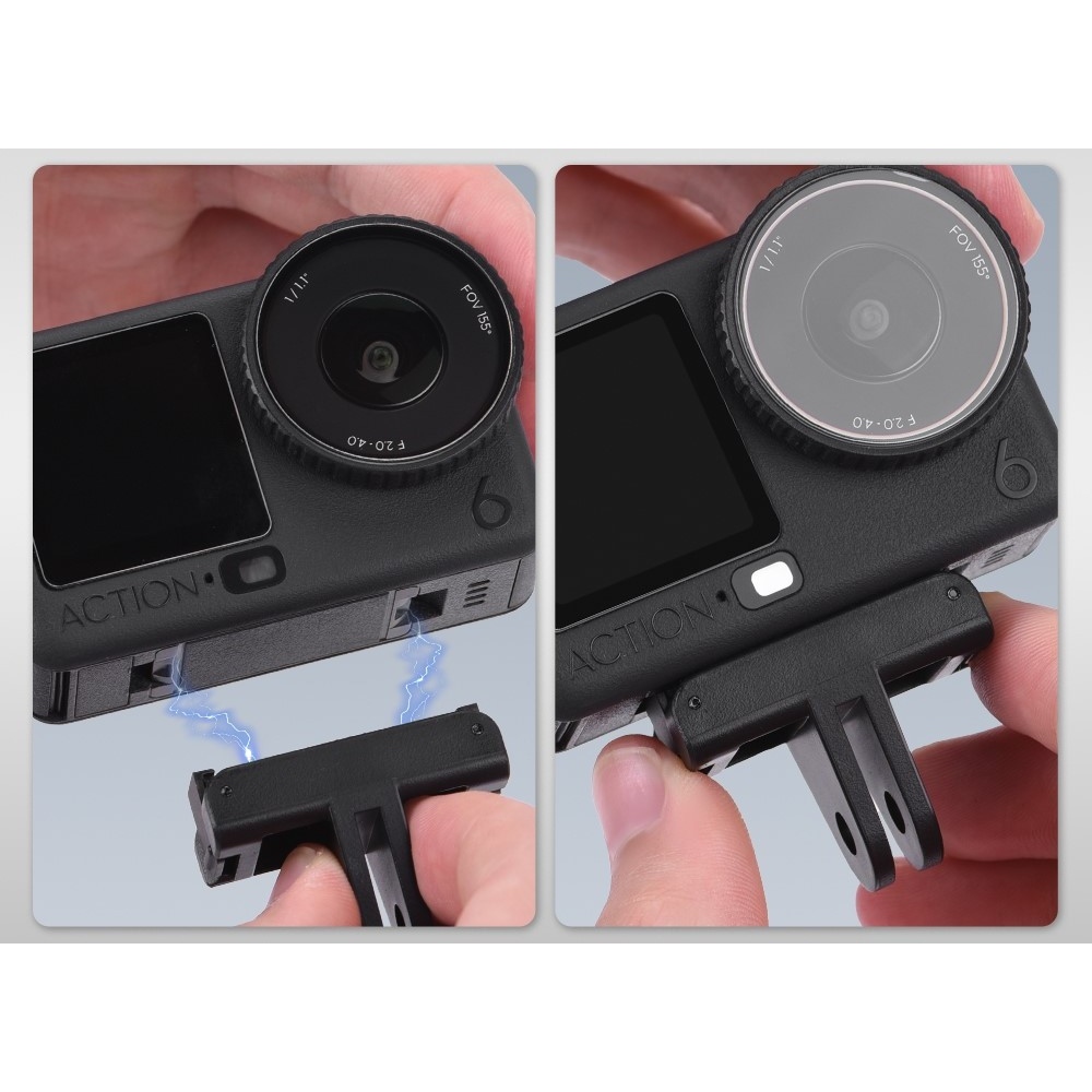 FLYMILE magnetický rychloupínací adaptér pro DJI Osmo Nano a Action 6