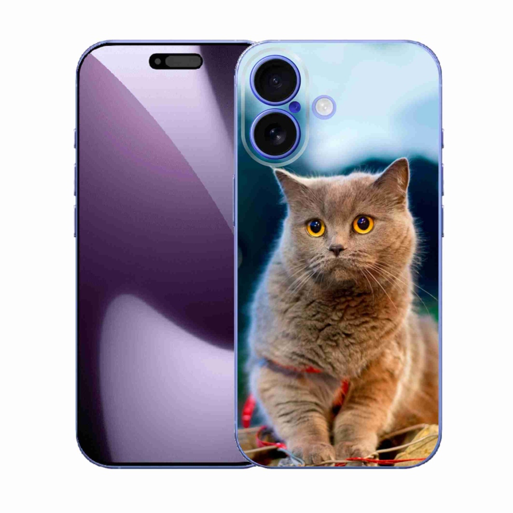 Gelový kryt mmCase na iPhone 17 - britská modrá 2