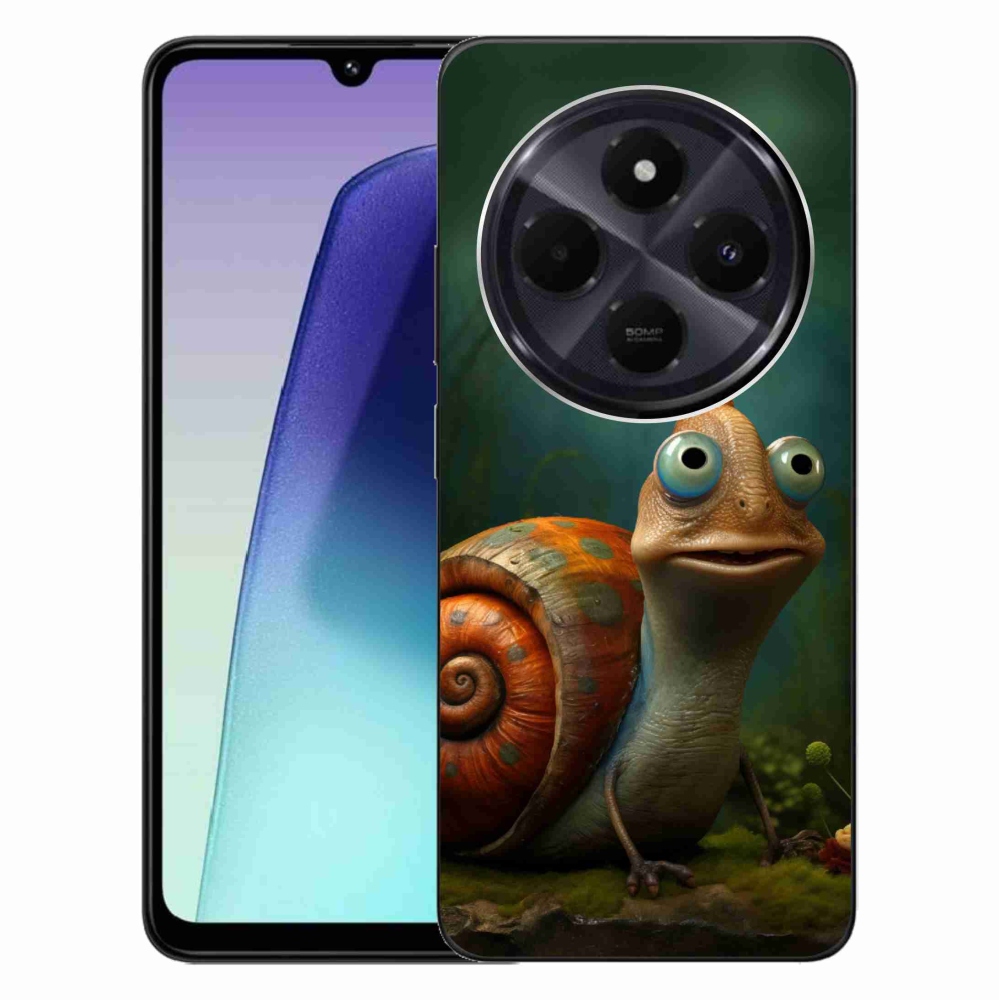 Gelový kryt mmCase na Xiaomi Redmi 14C/Poco C75 - šnek