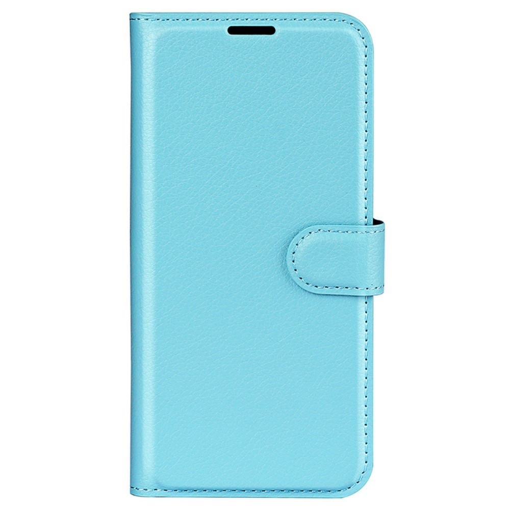 Litchi knížkové pouzdro na Xiaomi Redmi A3 - modré