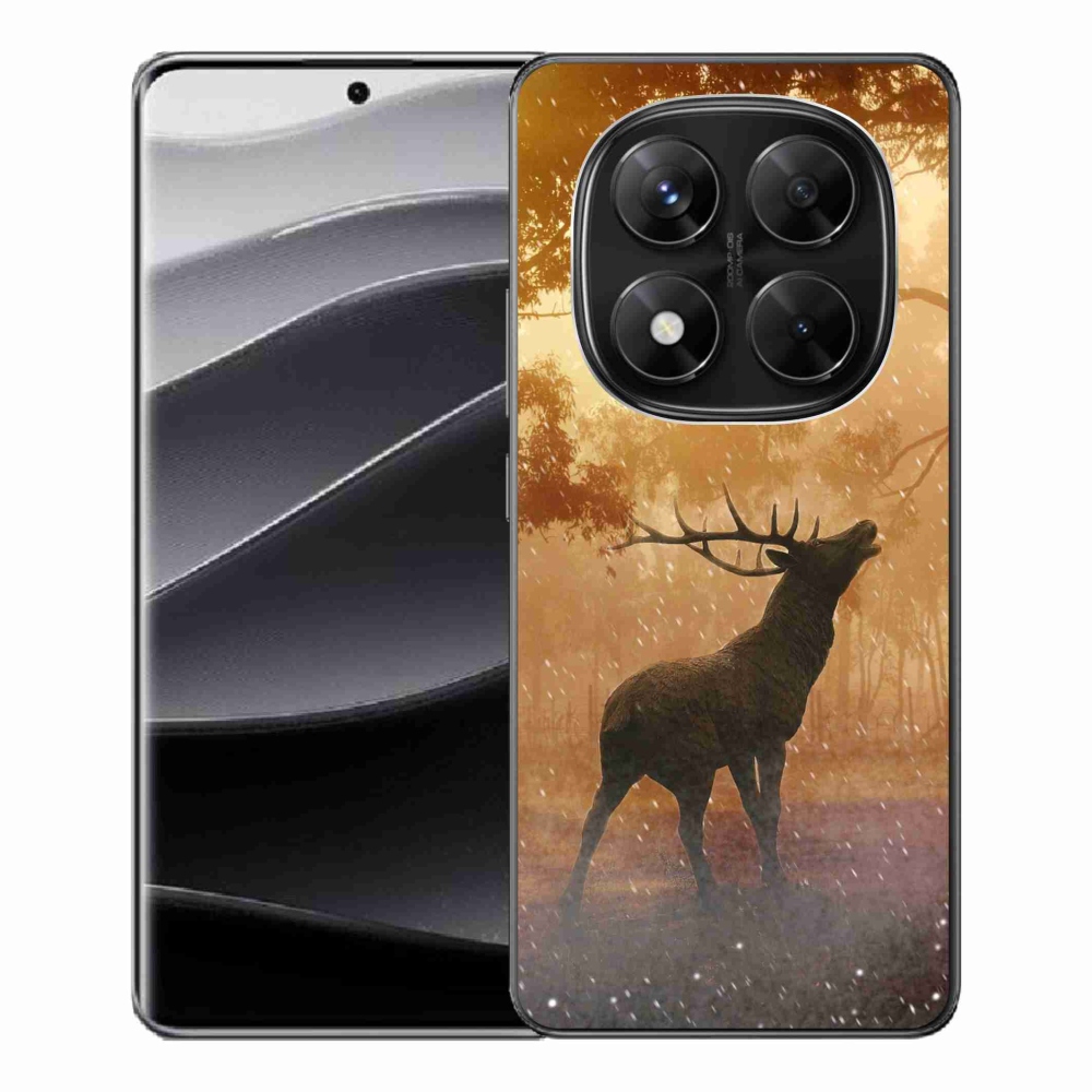 Gelový kryt mmCase na Xiaomi Redmi Note 14 Pro 5G/Poco X7 5G - jelen v říji