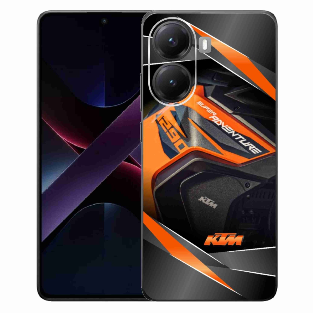 Gelový kryt mmCase na Xiaomi Poco X7 Pro 5G - motorka ktm