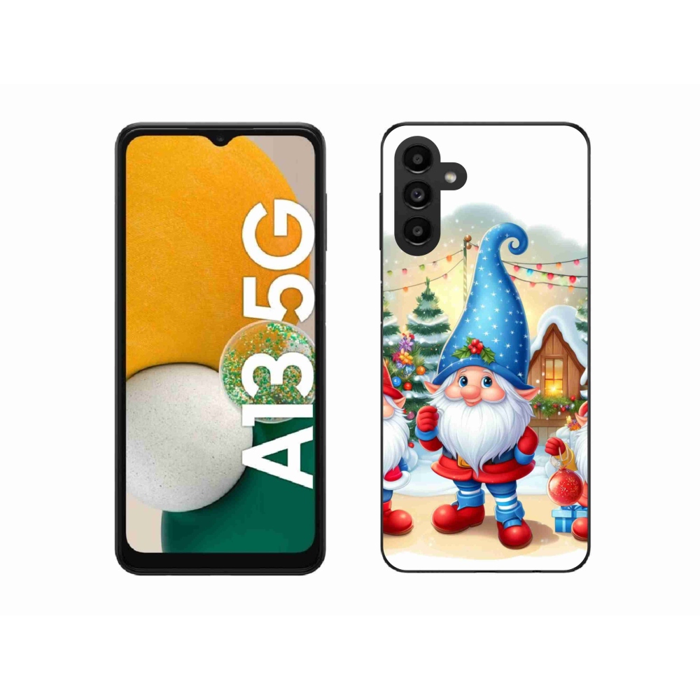 Gelový kryt mmCase na Samsung Galaxy A13 5G - vánoční skřítci