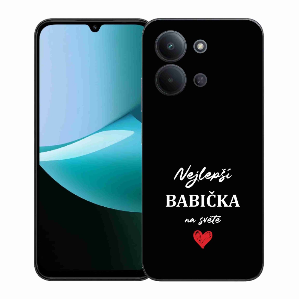 Gelový kryt mmCase na Xiaomi Redmi 15C 4G (171mm)/Poco C85 4G (171mm) - nejlepší babička 1 černé pozadí