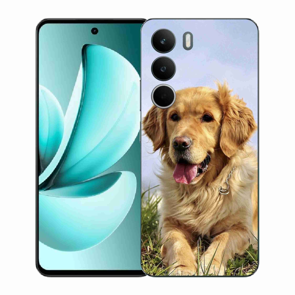 Gelový kryt mmCase na Realme C71 - zlatý retrívr