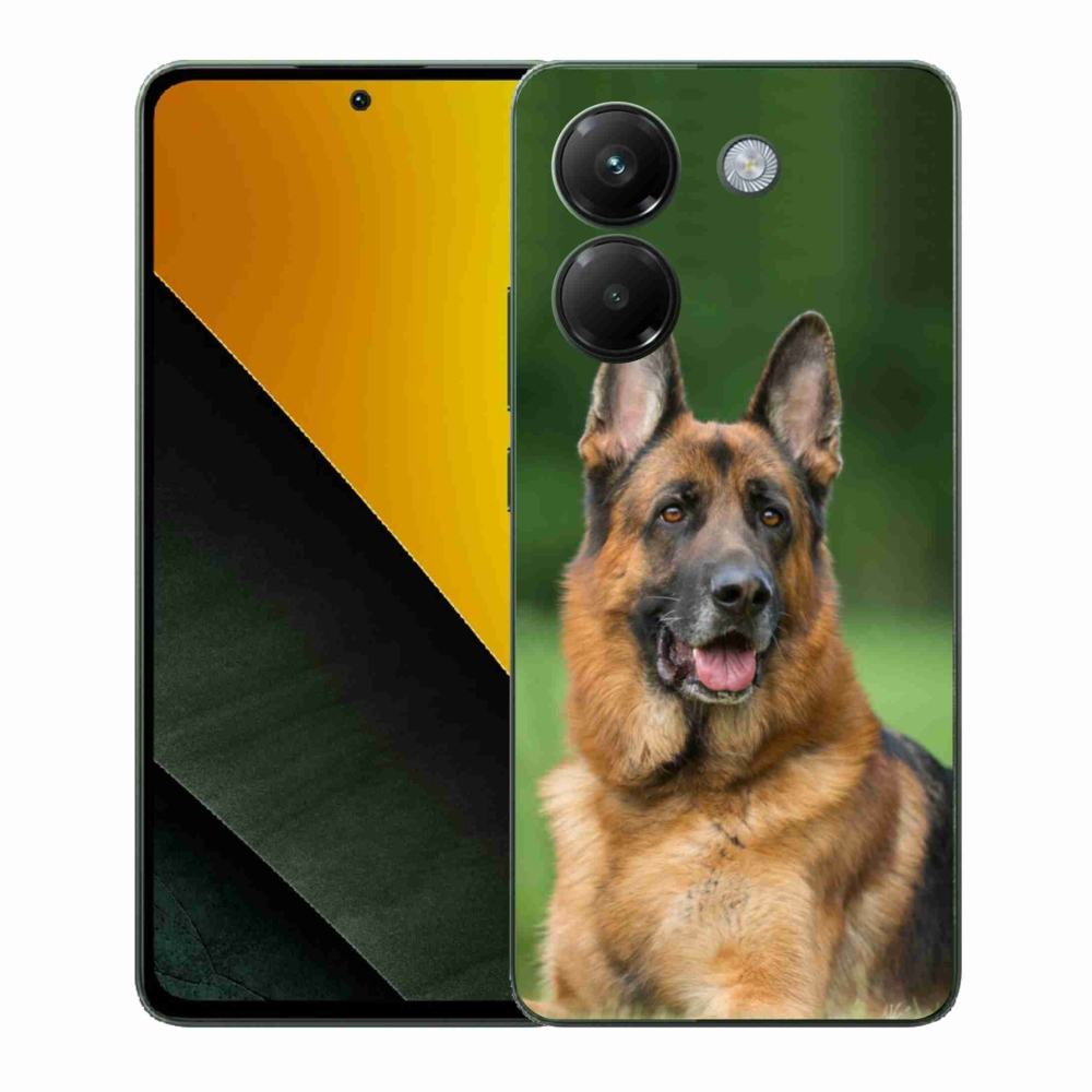 Gelový kryt mmCase na Xiaomi Poco M7 Pro 5G - německý ovčák