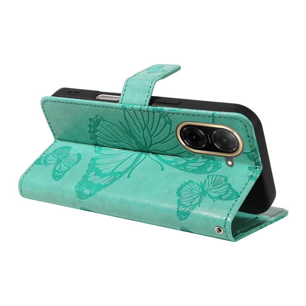 Big Butterfly knížkové pouzdro na Xiaomi Redmi A5 (171.7x77.8x8.3mm) - modrozelené