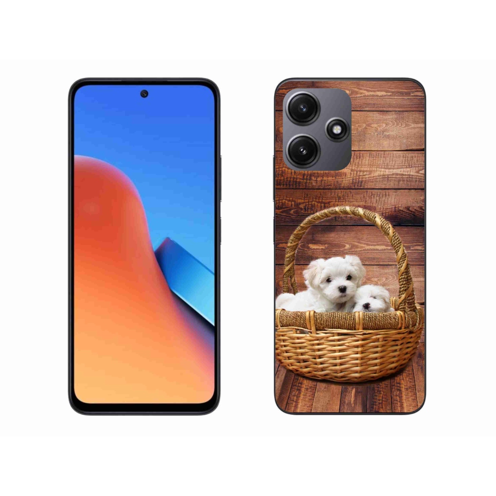 Gelový kryt mmCase na Xiaomi Redmi 12 5G - štěňátka