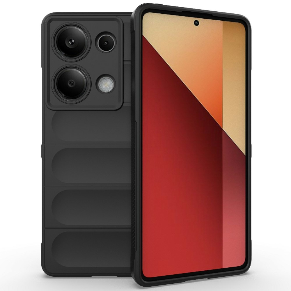 Rugg odolný gelový obal na Xiaomi Redmi Note 14S - černý