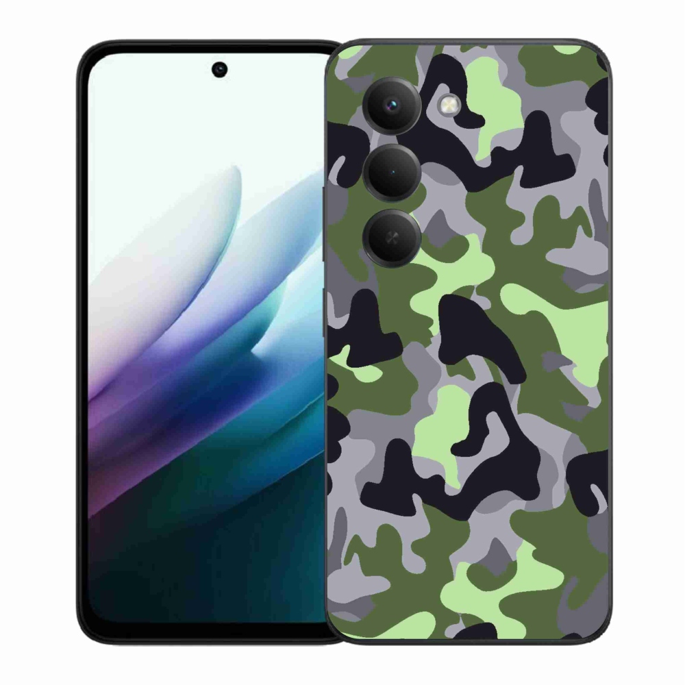 Gelový kryt mmCase na Xiaomi Redmi 15 4G/5G (171mm) - maskáčový vzor 7
