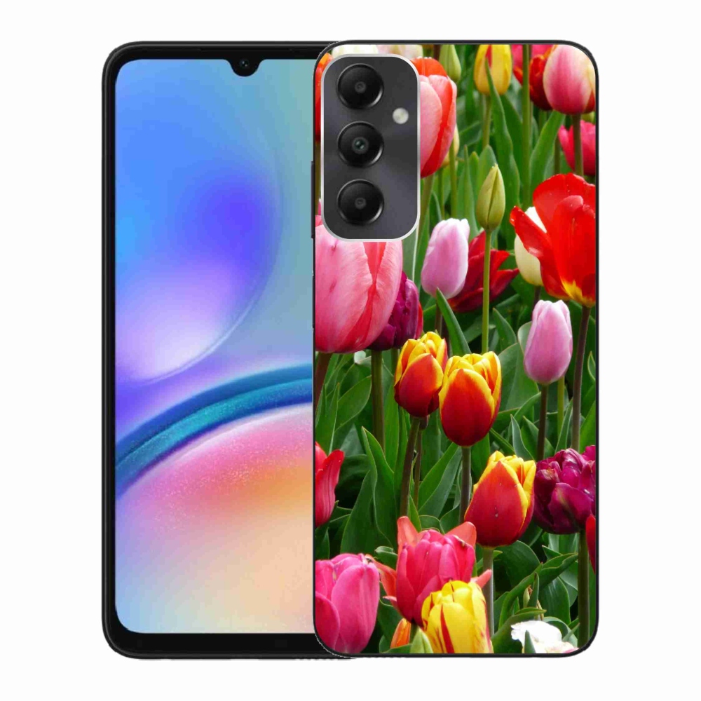 Gelový kryt mmCase na Samsung Galaxy A05s - tulipány