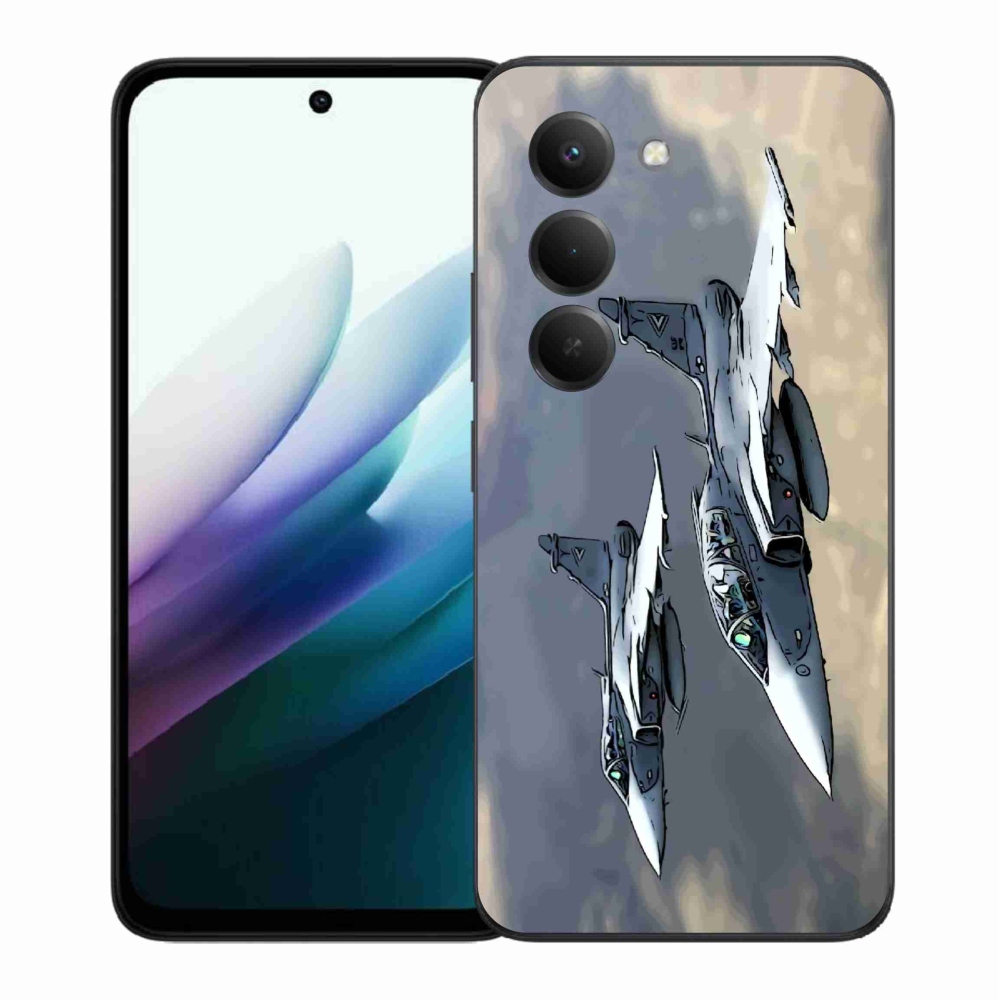 Gelový kryt mmCase na Xiaomi Redmi 15 4G/5G (171mm) - stíhačky