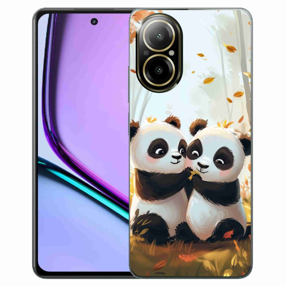 Gelový kryt mmCase na Realme C67 - pandy