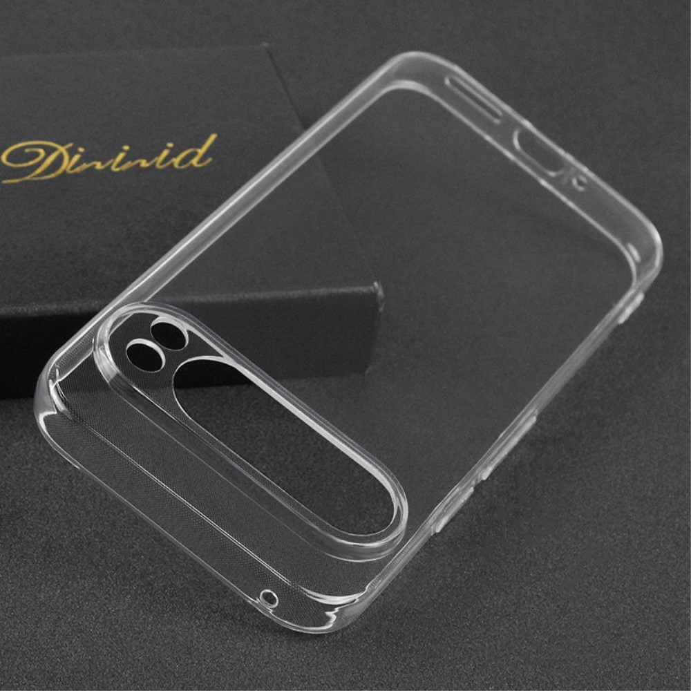 Průhledný gelový obal na Google Pixel 9 Pro - průhledný