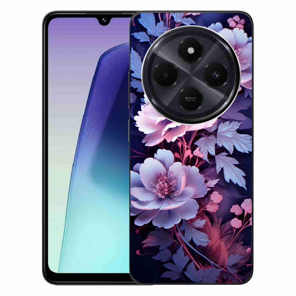 Gelový kryt mmCase na Xiaomi Redmi 14C/Poco C75 - květiny 11