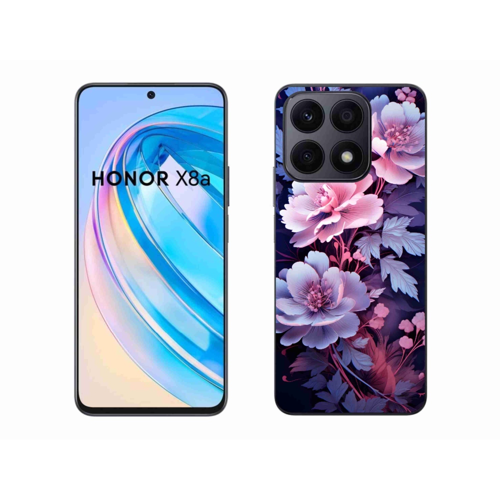 Gelový kryt mmCase na Honor X8a - květiny 11