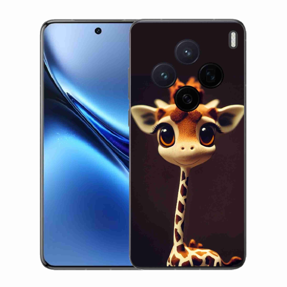 Gelový kryt mmCase na Vivo X200 5G - malá žirafa